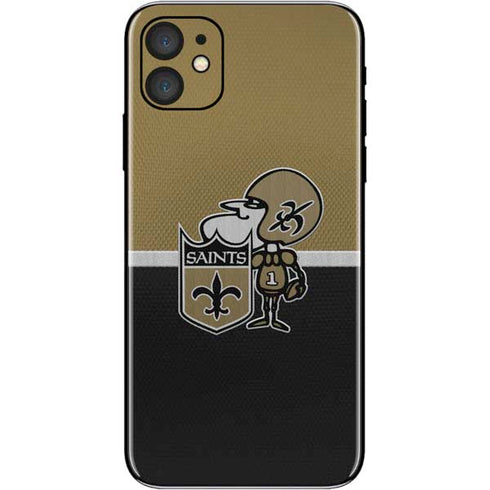 NFL New Orleans Saints Vintage iPhone 11 Skin